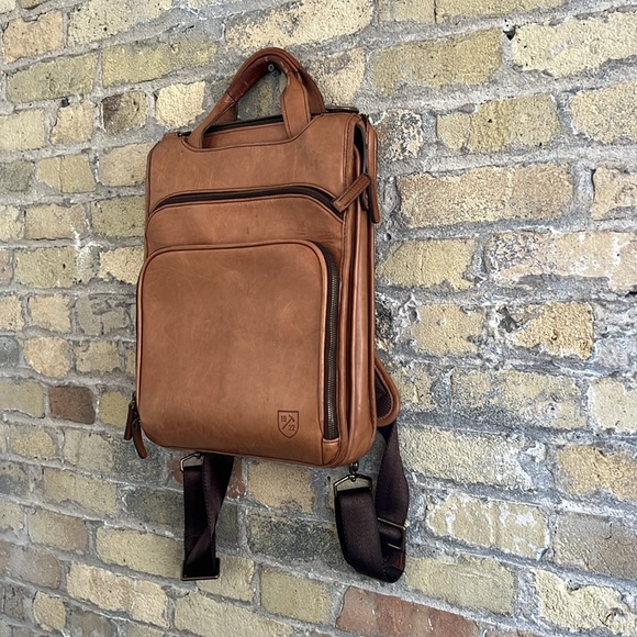 Allen Edmonds Leather Backpack - Picture 3 of 7